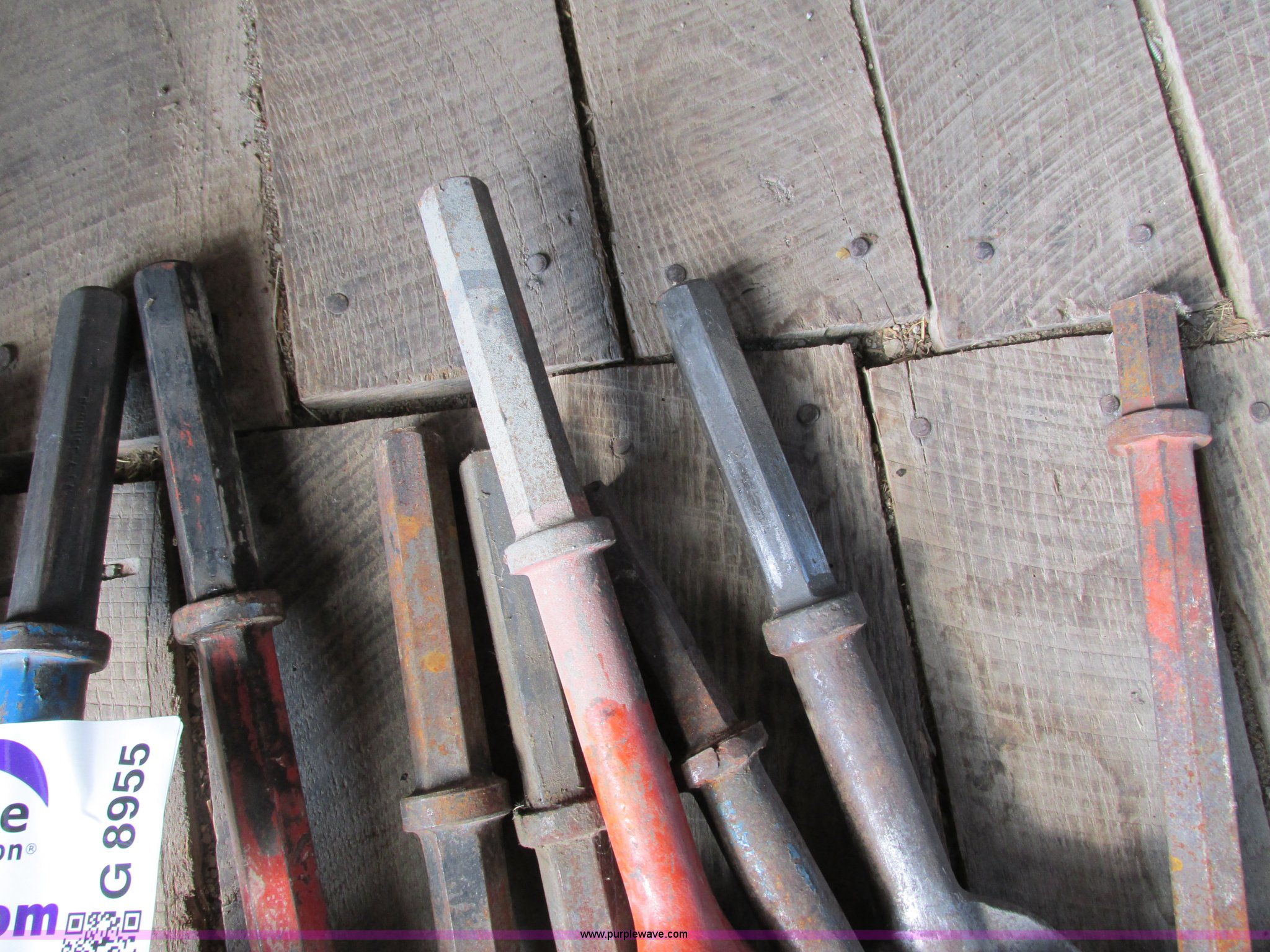 Approximately 15 jack hammer bits in Mantorville, MN Item G8955 sold