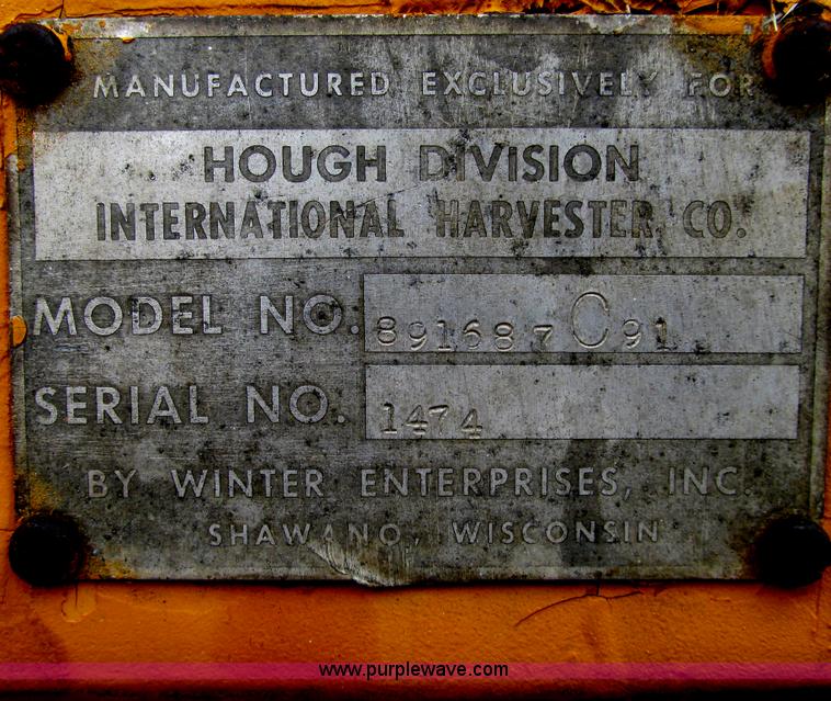 image for item A8642 International H90E Payloader wheel loader