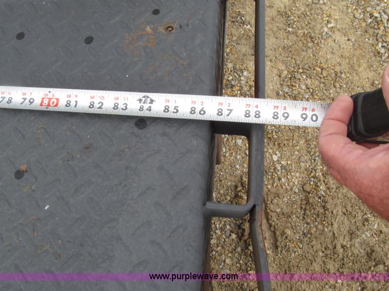 image for item D7469 Shop built steel utility truck bed