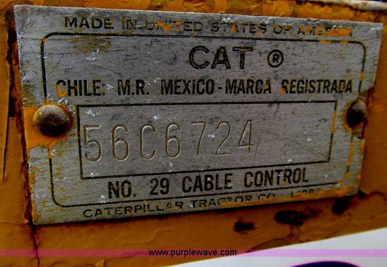 image for item D7470 Caterpillar 29 cable control unit