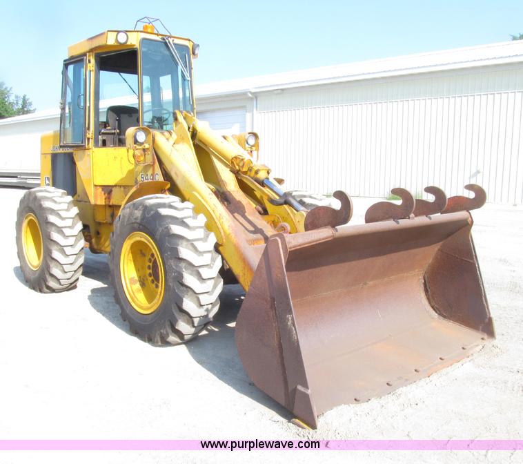 image for item D7476 1981 John Deere 544C wheel loader