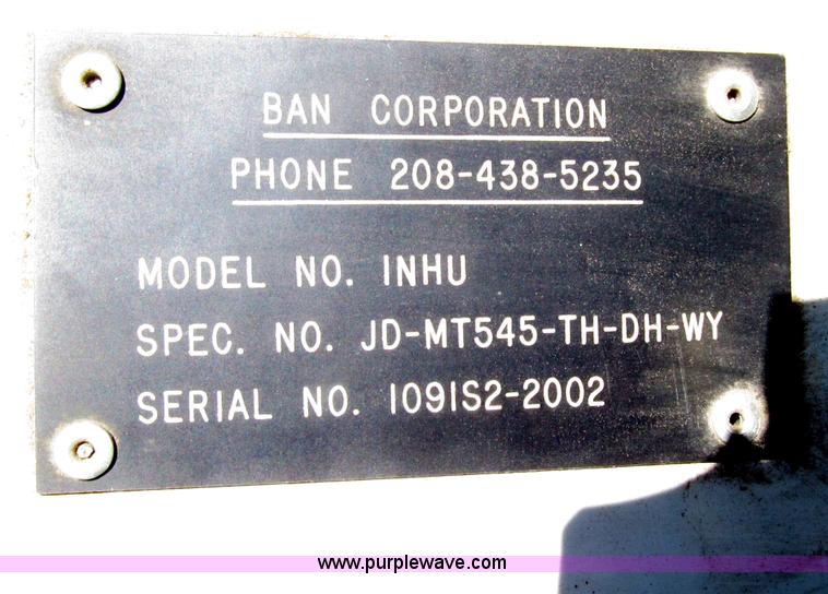 image for item D7477 Ban Corporation self-propelled paint striping machine