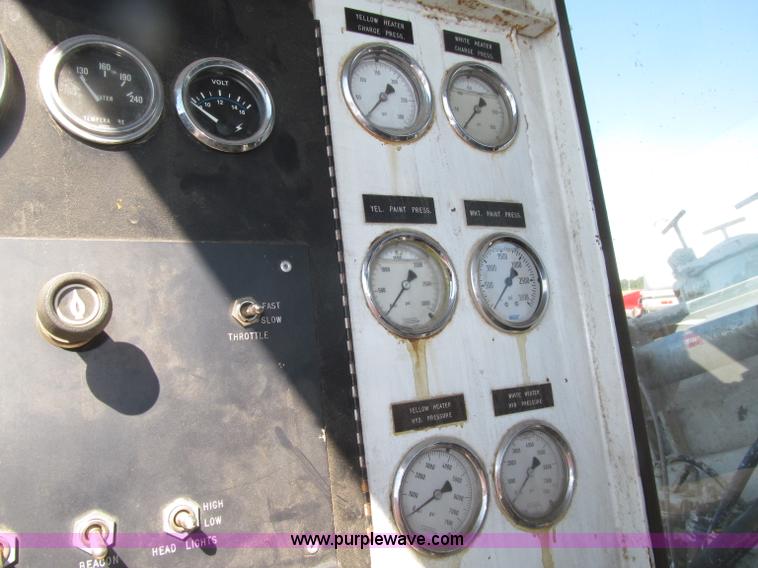 image for item D7477 Ban Corporation self-propelled paint striping machine