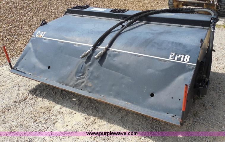 image for item H9809 Caterpillar BT18 skid steer broom