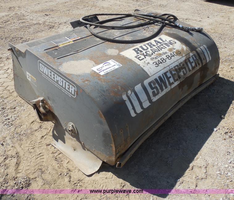 image for item H9810 Sweepster 64" sweeper skid steer attachment