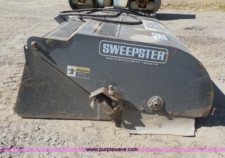 image for item H9810 Sweepster 64" sweeper skid steer attachment