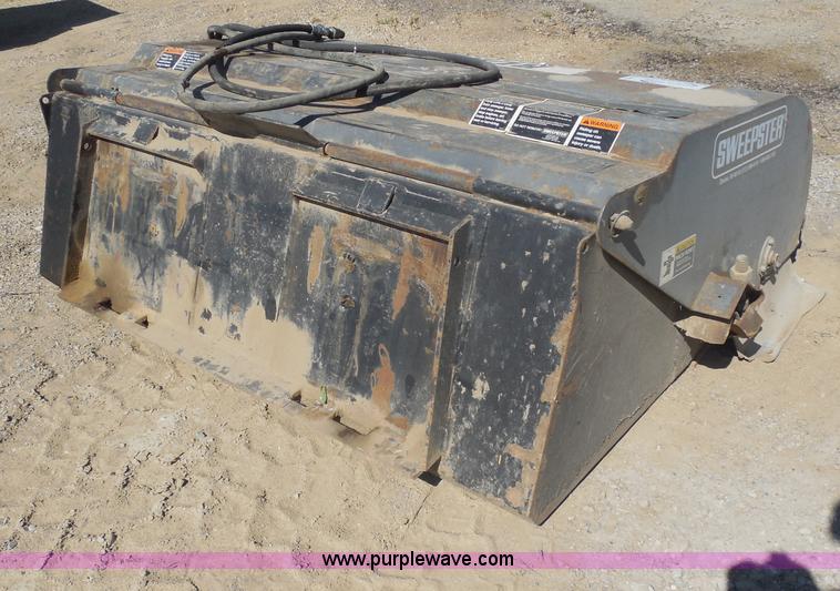 image for item H9810 Sweepster 64" sweeper skid steer attachment