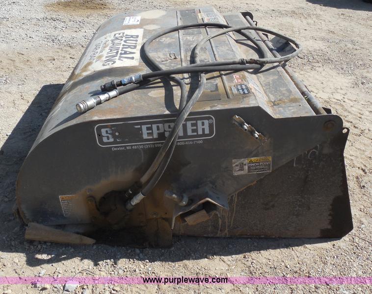 image for item H9810 Sweepster 64" sweeper skid steer attachment