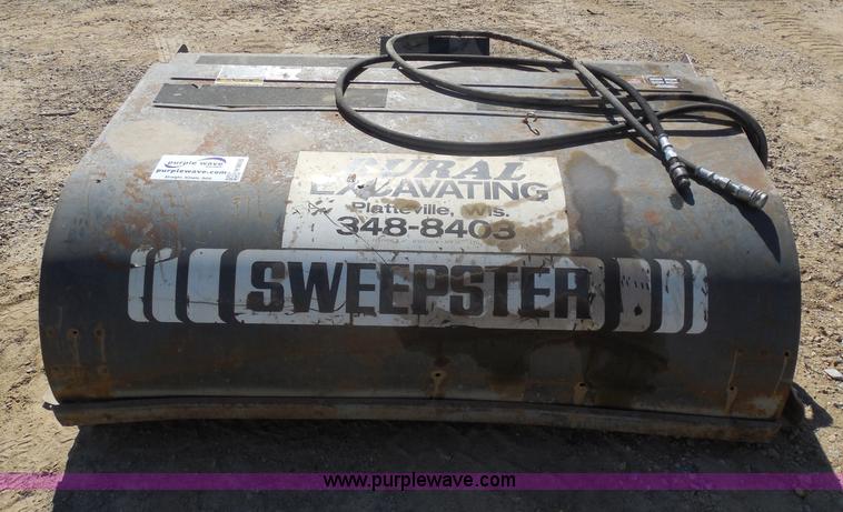 image for item H9810 Sweepster 64" sweeper skid steer attachment