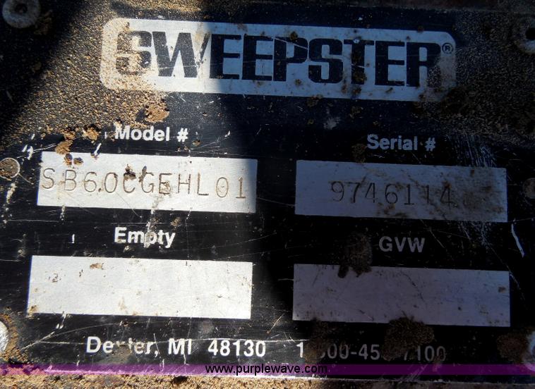 image for item H9810 Sweepster 64" sweeper skid steer attachment