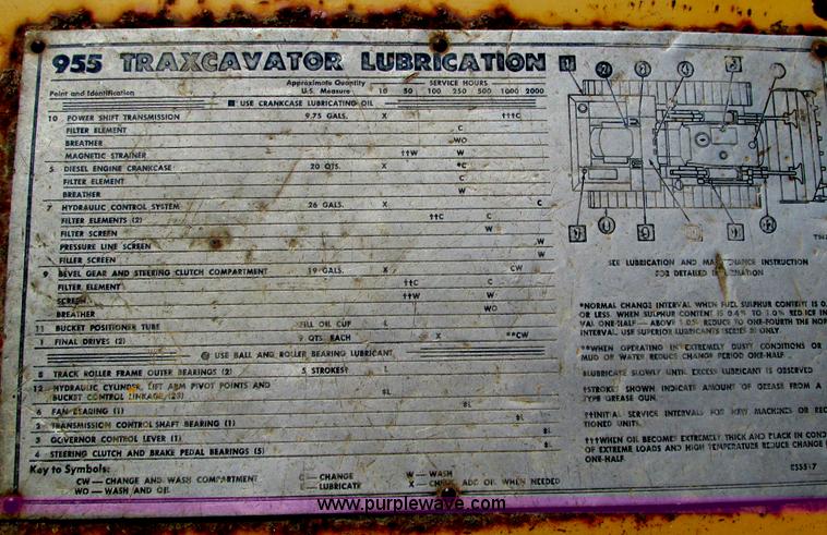 image for item I4250 1970 Caterpillar 955K track loader