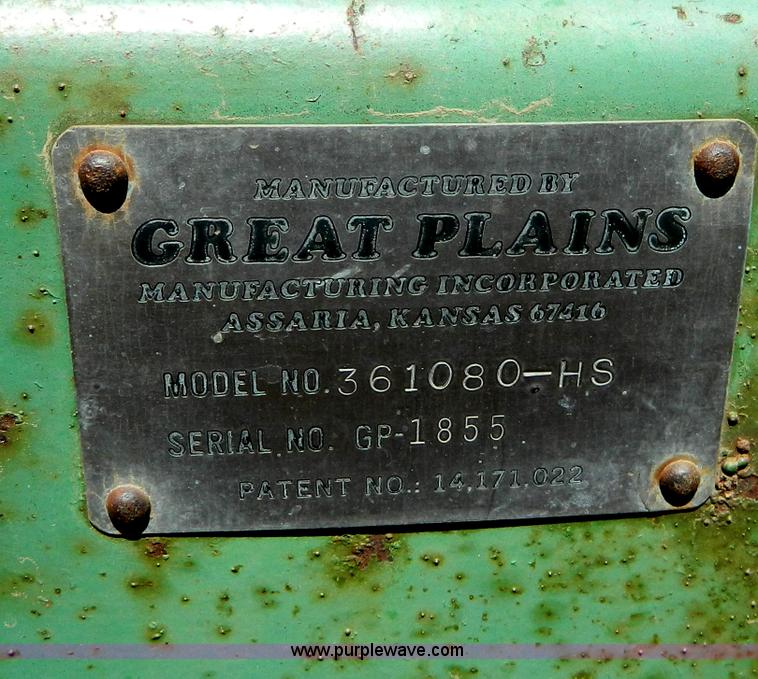 image for item D6025 Great Plains 361080-HS drill