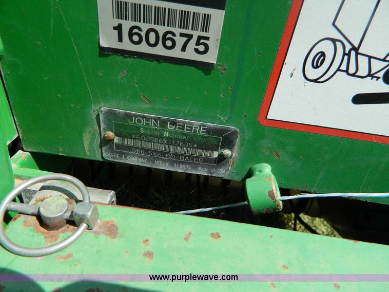image for item D6030 John Deere 566 round baler