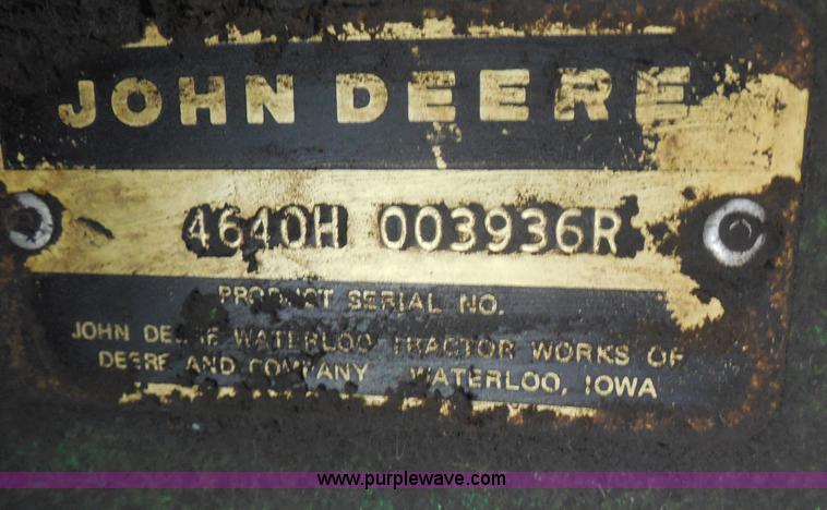 image for item E5159 1978 John Deere 4640 tractor