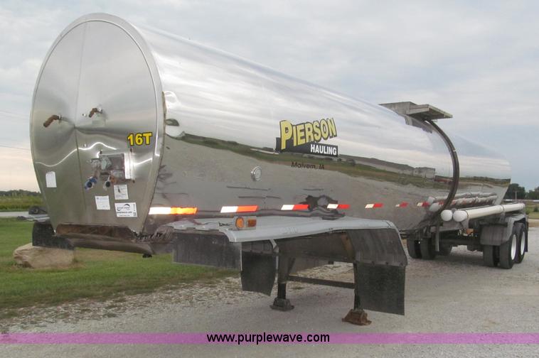 image for item F7108 1979 Brenner stainless steel tanker trailer