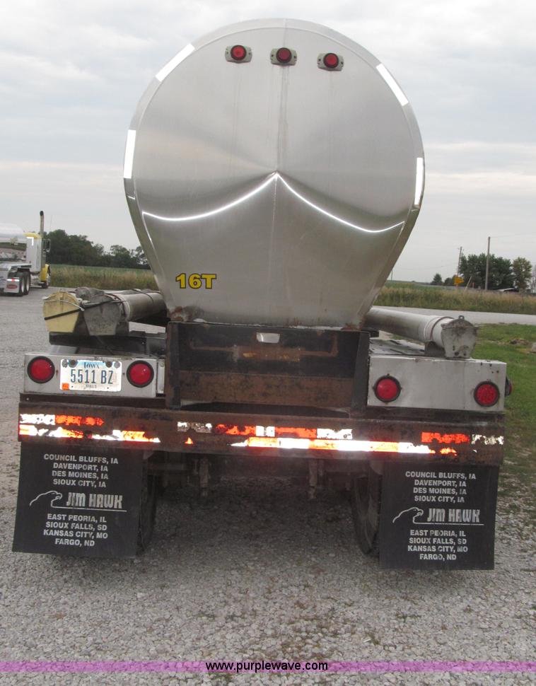 image for item F7108 1979 Brenner stainless steel tanker trailer