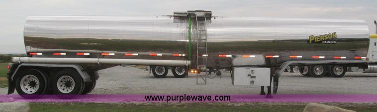 image for item F7108 1979 Brenner stainless steel tanker trailer