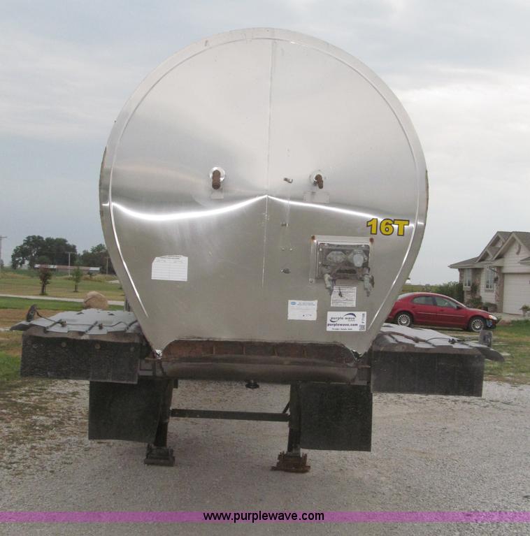 image for item F7108 1979 Brenner stainless steel tanker trailer