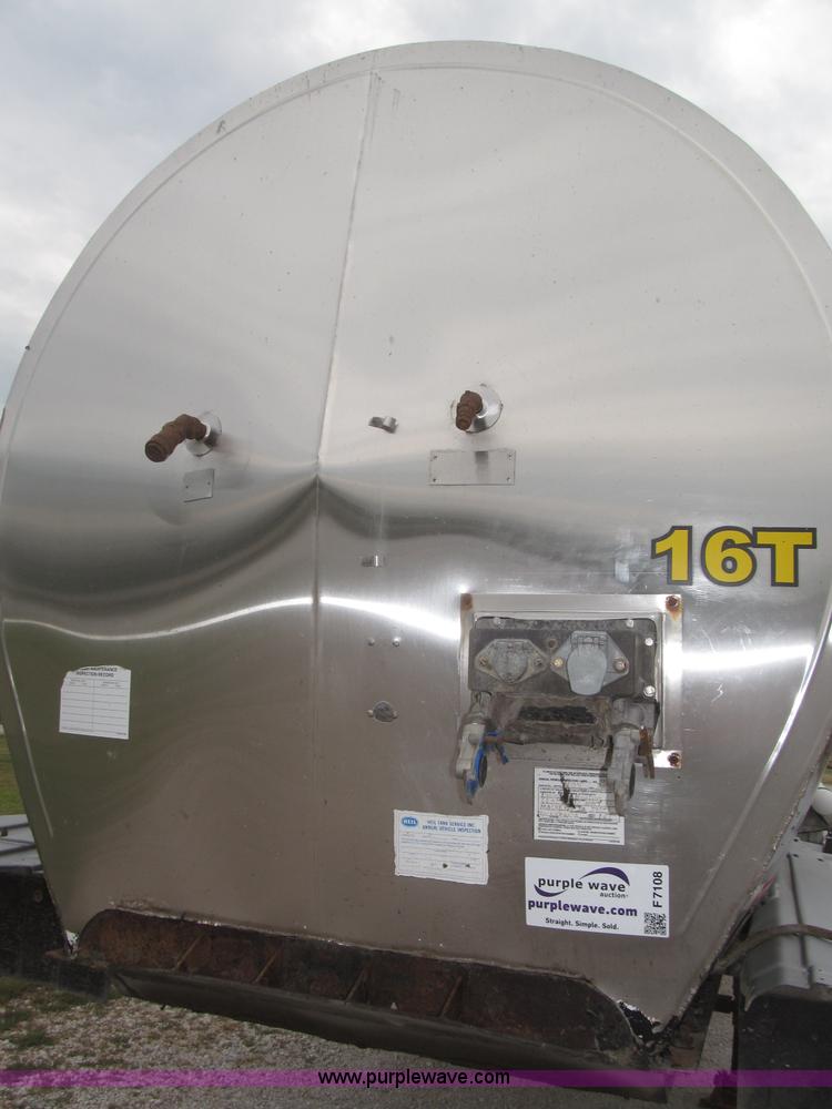 image for item F7108 1979 Brenner stainless steel tanker trailer