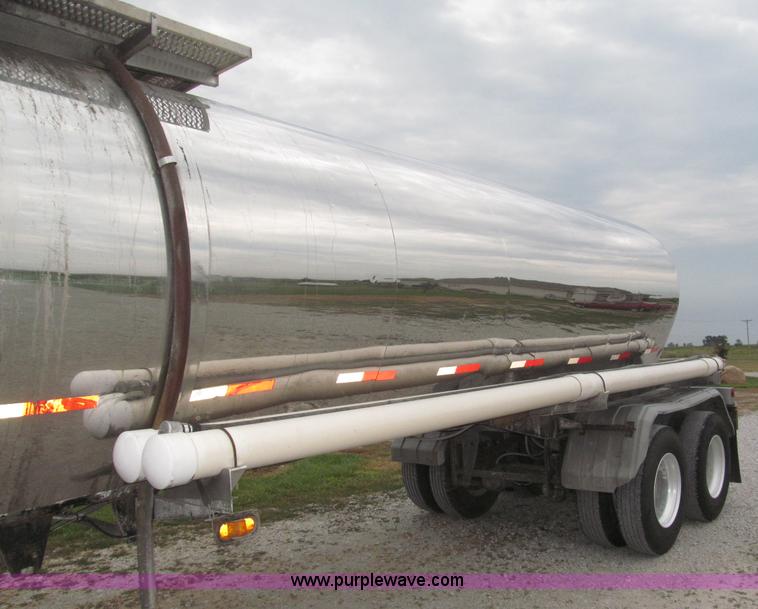 image for item F7108 1979 Brenner stainless steel tanker trailer