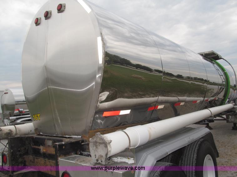 image for item F7108 1979 Brenner stainless steel tanker trailer