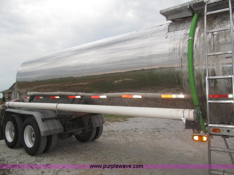 image for item F7108 1979 Brenner stainless steel tanker trailer