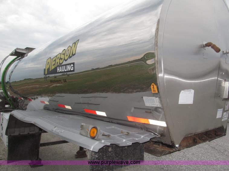 image for item F7108 1979 Brenner stainless steel tanker trailer