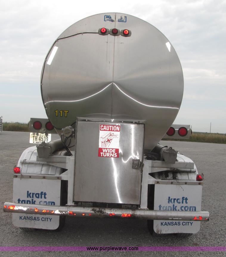image for item F7110 1986 STE stainless steel tanker trailer