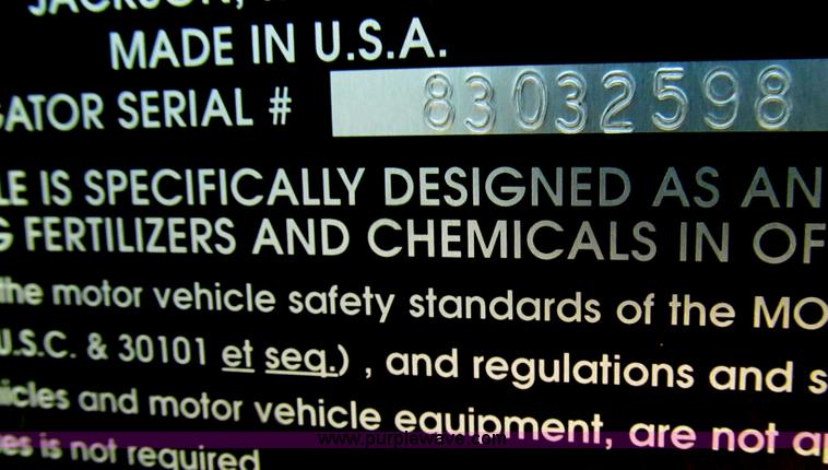 image for item G2087 1998 Ag-Chem TerraGator 8103 dry spreader truck