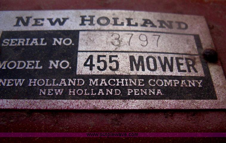 image for item H6382 New Holland 455 sickle mower