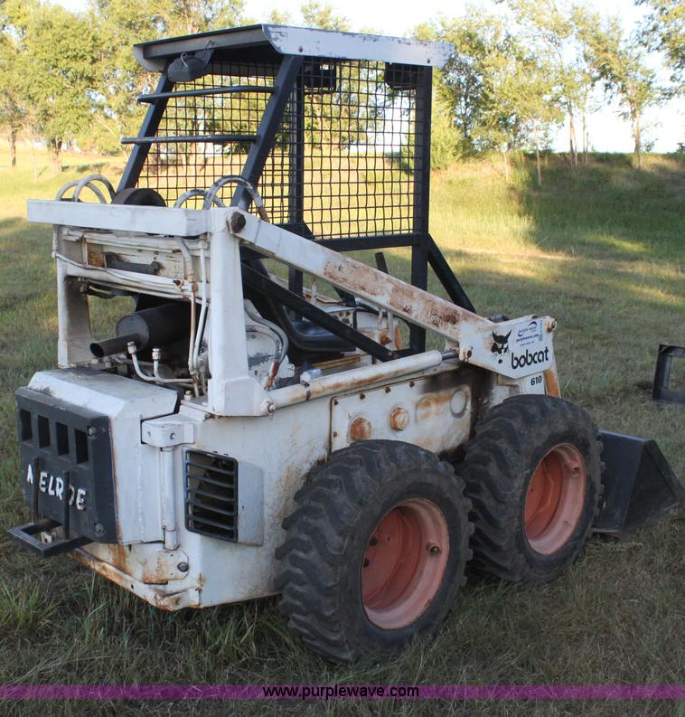 Bobcat 610 skid steer in Augusta, KS Item H7353 sold Purple Wave