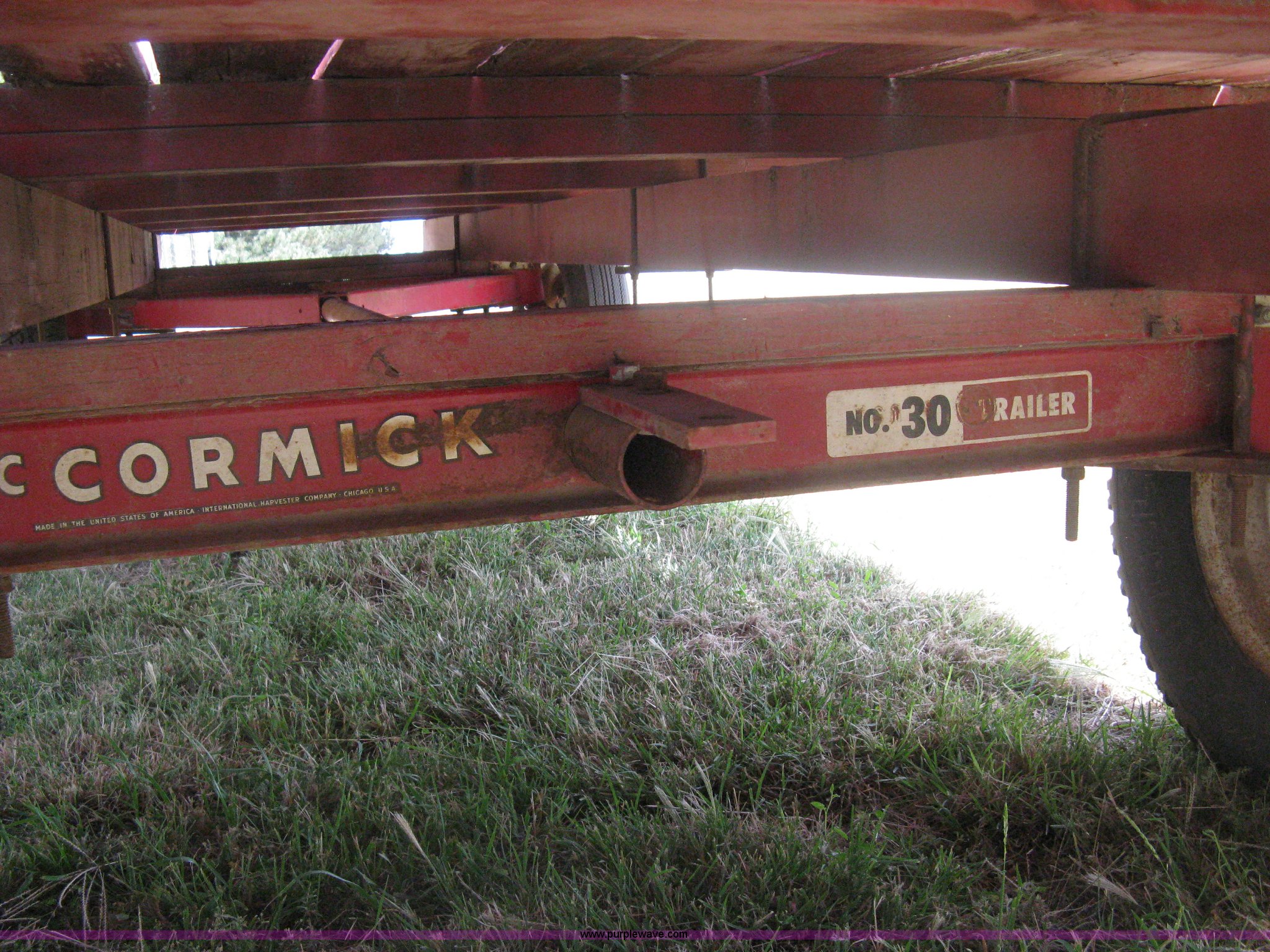 McCormick 30 hay trailer in Geneseo, KS Item H6383 sold Purple Wave