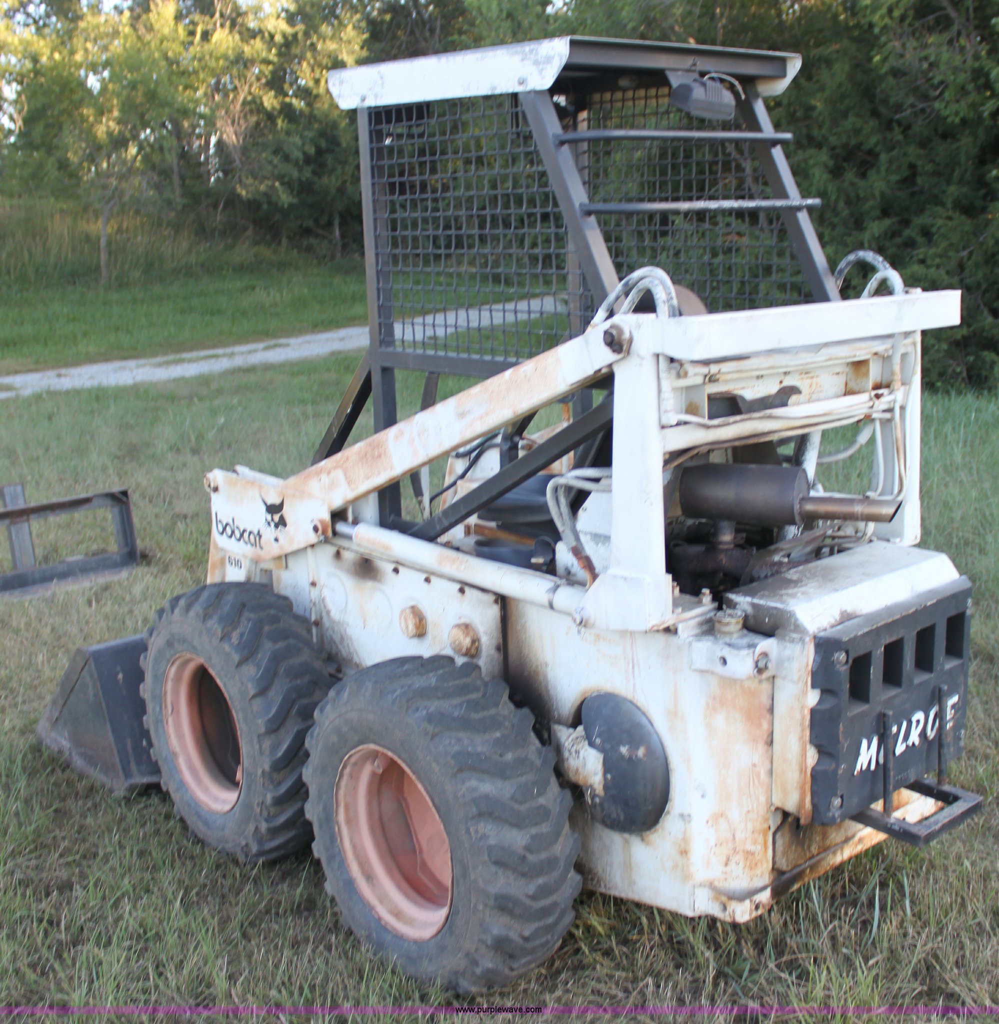 Bobcat 610 skid steer in Augusta, KS Item H7353 sold Purple Wave
