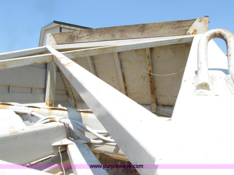 image for item D7441 1972 Cook tri axle belly dump trailer