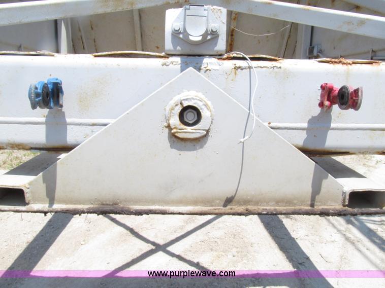 image for item D7441 1972 Cook tri axle belly dump trailer