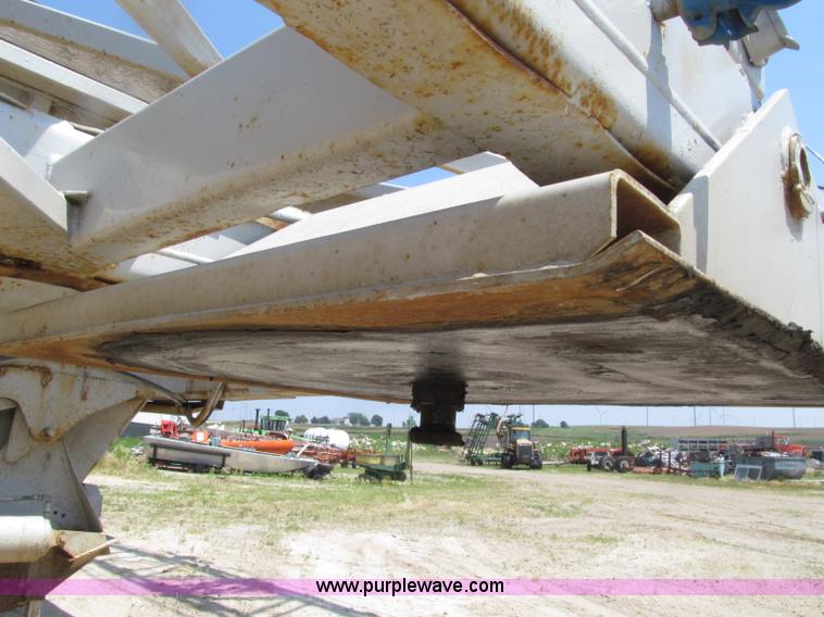 image for item D7441 1972 Cook tri axle belly dump trailer