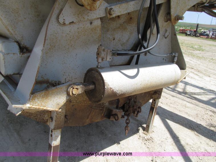 image for item D7441 1972 Cook tri axle belly dump trailer