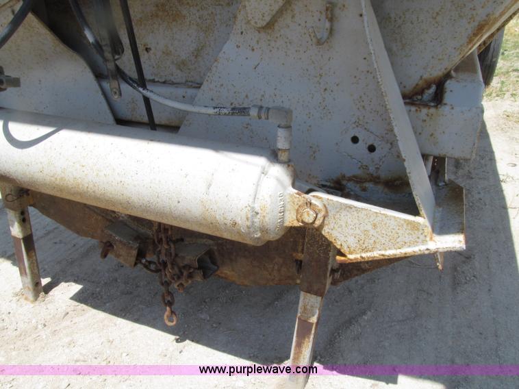 image for item D7441 1972 Cook tri axle belly dump trailer