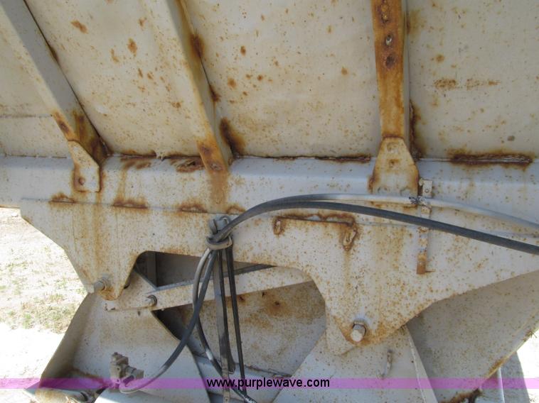 image for item D7441 1972 Cook tri axle belly dump trailer
