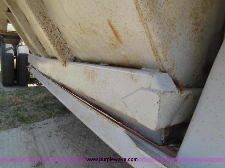 image for item D7441 1972 Cook tri axle belly dump trailer