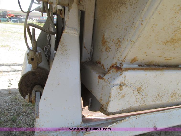 image for item D7441 1972 Cook tri axle belly dump trailer