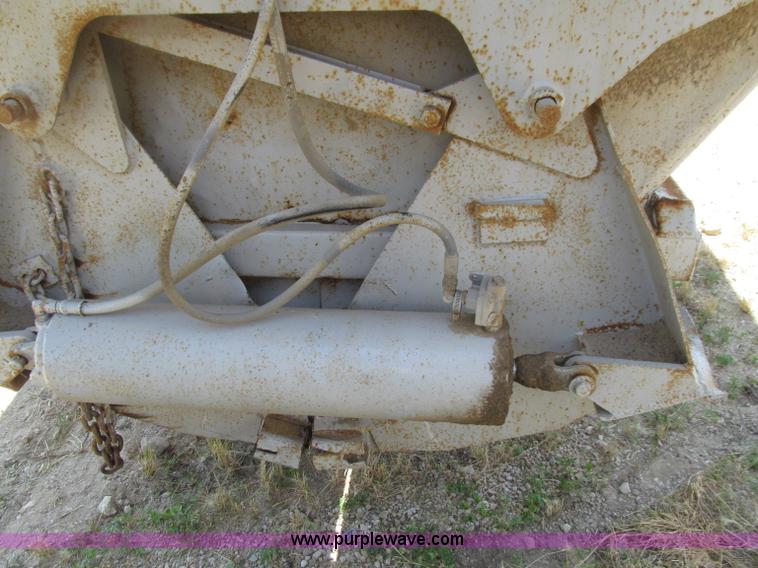 image for item D7441 1972 Cook tri axle belly dump trailer