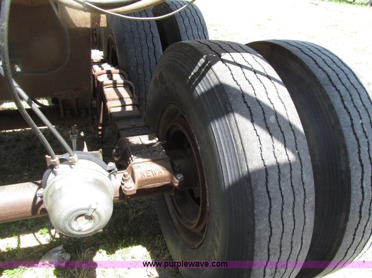 image for item D7441 1972 Cook tri axle belly dump trailer