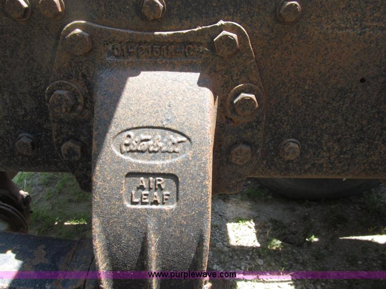 image for item D7441 1972 Cook tri axle belly dump trailer