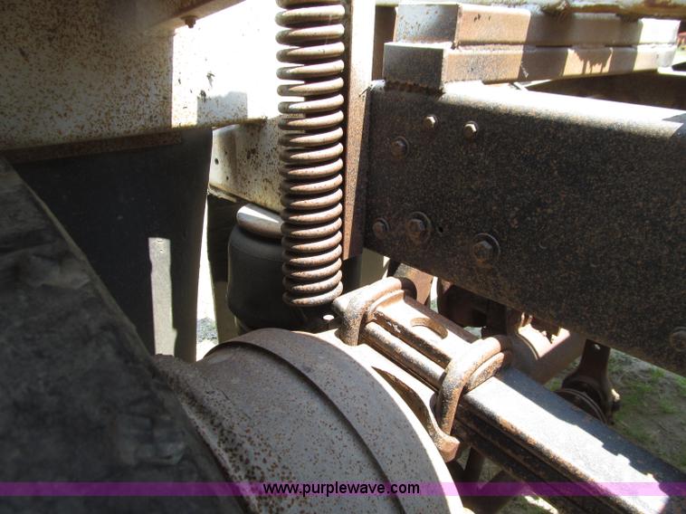 image for item D7441 1972 Cook tri axle belly dump trailer