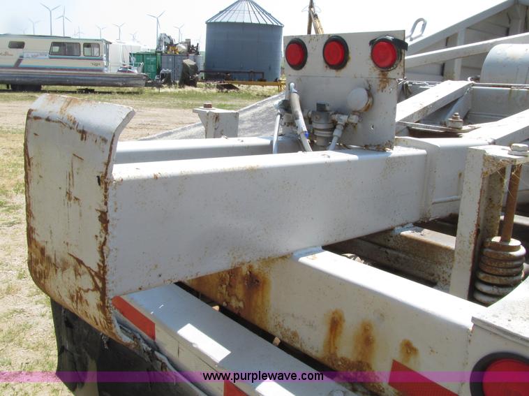 image for item D7441 1972 Cook tri axle belly dump trailer