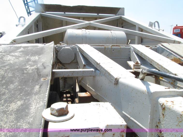 image for item D7441 1972 Cook tri axle belly dump trailer