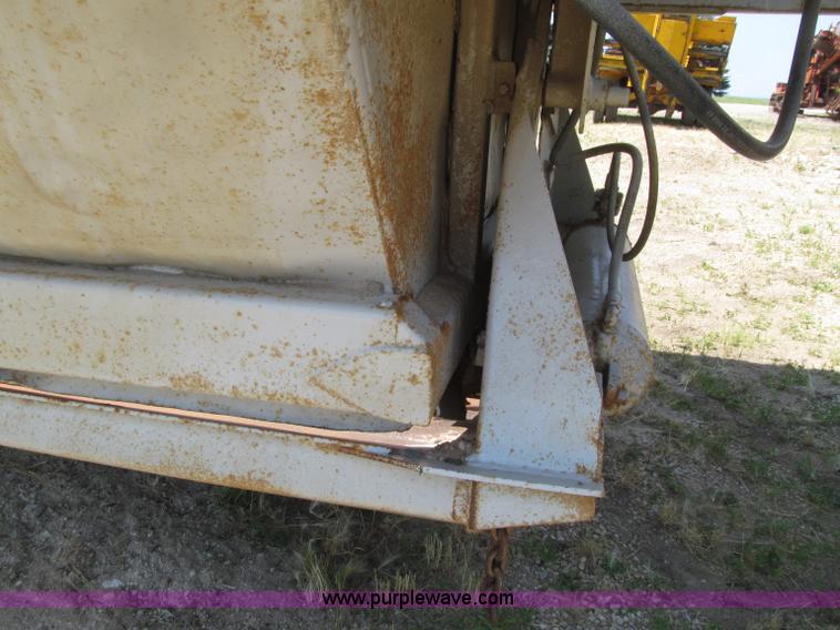 image for item D7441 1972 Cook tri axle belly dump trailer