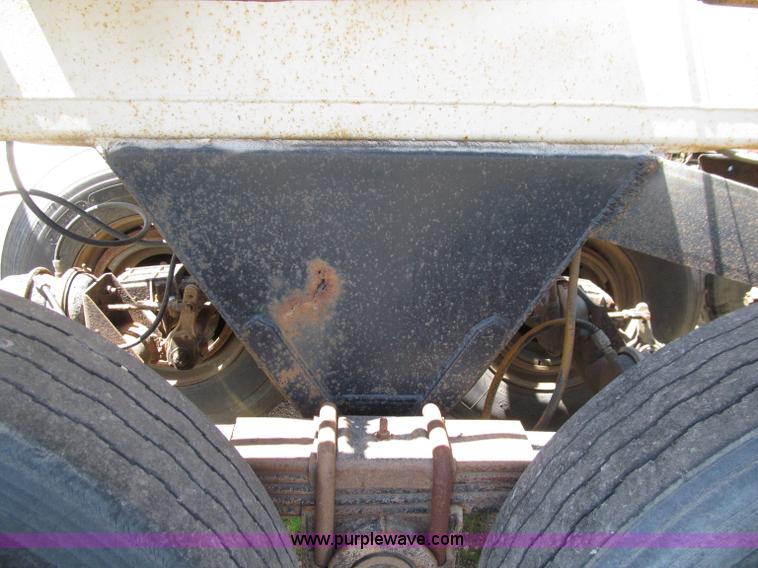 image for item D7441 1972 Cook tri axle belly dump trailer