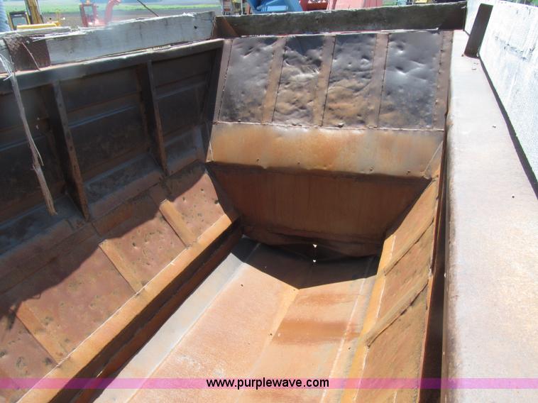 image for item D7441 1972 Cook tri axle belly dump trailer